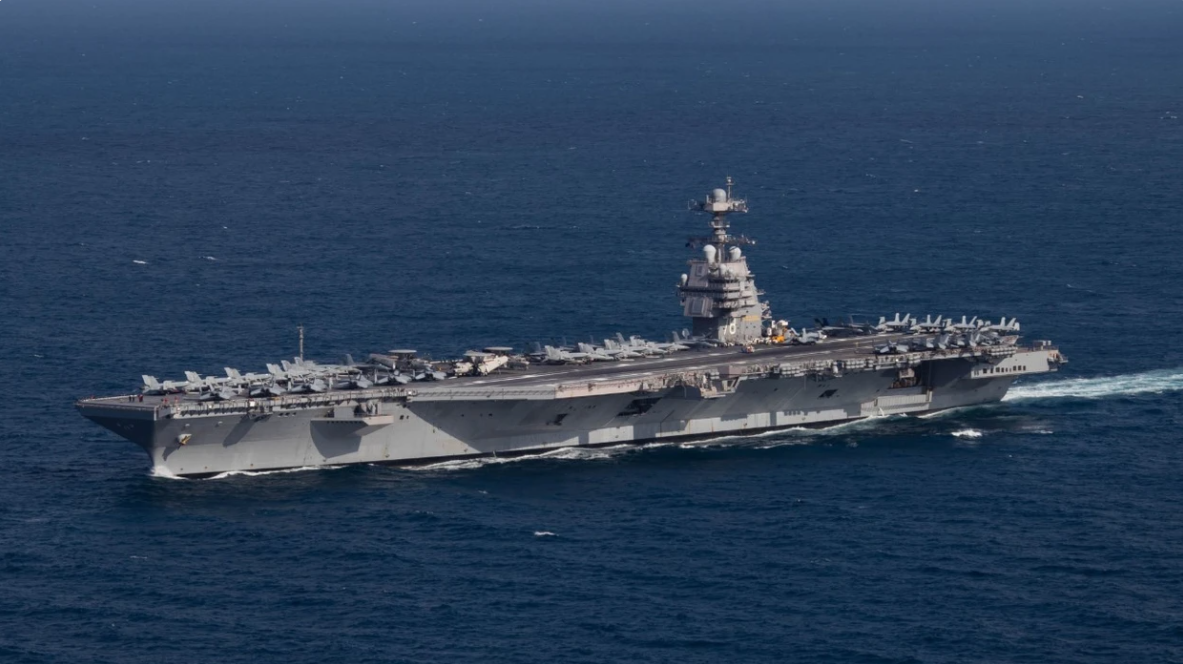 Fire on USS Gerald R. Ford: Two Sailors Injured, Carrier Remains Operational