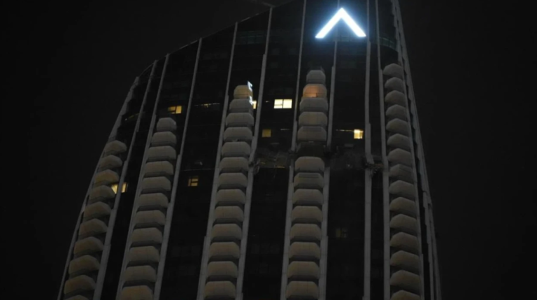 Iran drone strike Dubai tower