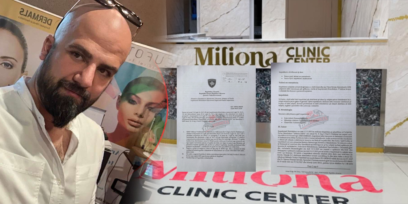 Klinika në Prishtinë kapet pa licencë – Inspektorati e mbyll dhe e gjobit me 3,000 euro